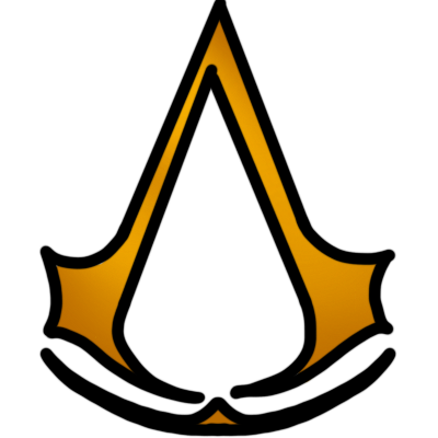 the Assassin's Creed logo in gold.